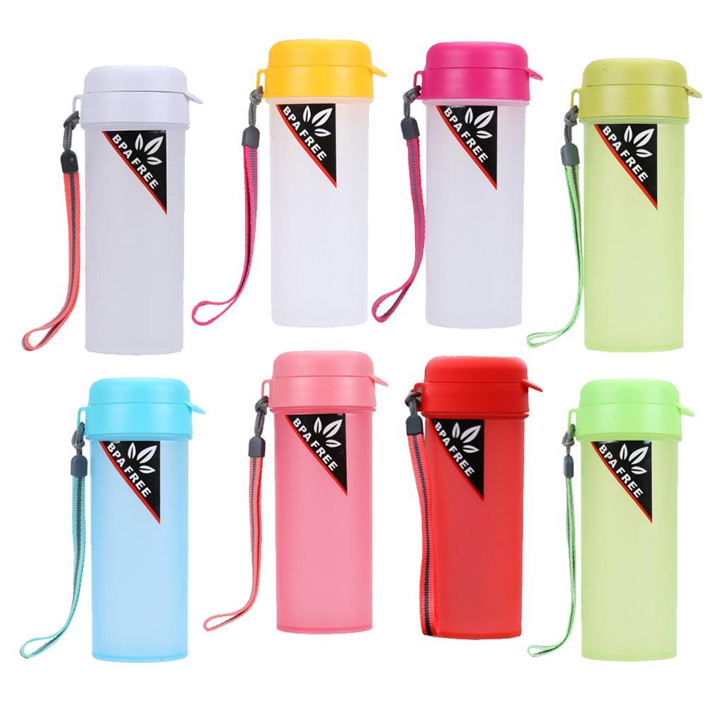 Sports Water Bottle Drink Bottle With Handle Strap Carrier Hiking