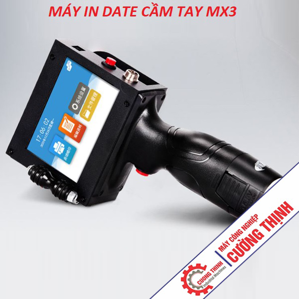 Máy in date cầm tay MX3 phun hạn sử dụng màn cảm ứng Cường Thịnh