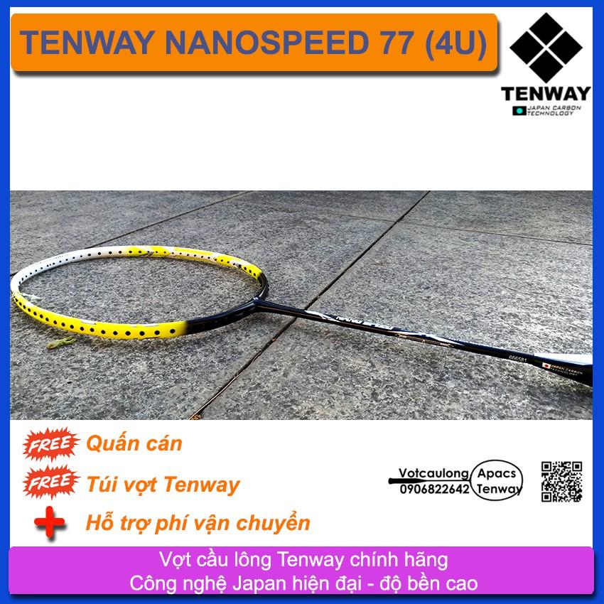 Vợt cầu lông Tenway NanoSpeed 77 (4U) | Vợt đánh phong trào, rèn luyện sức khỏe