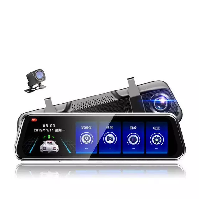 Camera hành trình ô tô Gương chiếu hậu Z8 9.66 inch Full gương video 2K sắc nét - Camera kép trước và sau