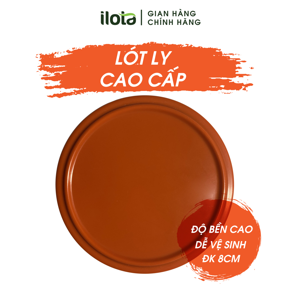 Lót ly cao cấp dùng để cốc pha trà cà phê qcafe bằng plastic nguyên sinh