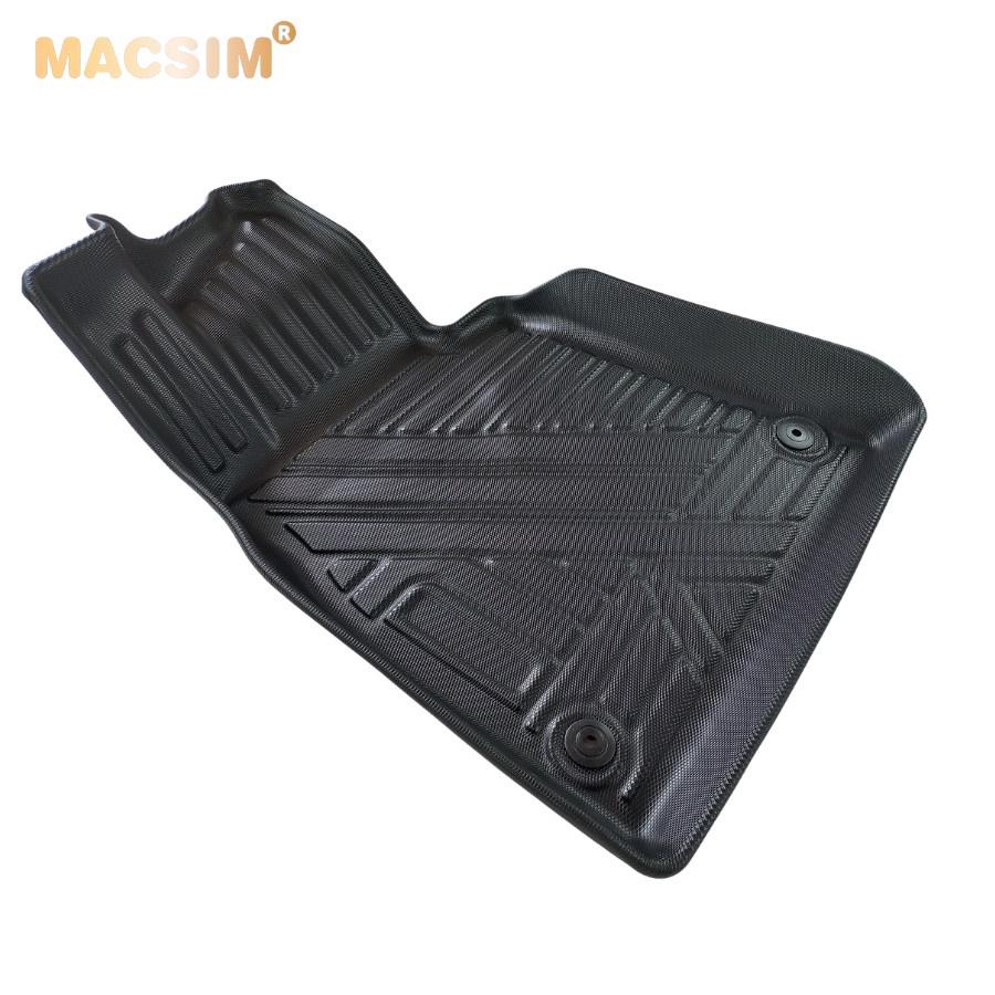 Thảm lót sàn xe ô tô Mercedes S Class 2014 - nay Nhãn hiệu Macsim chất liệu nhựa TPE đúc khuôn cao cấp màu đen
