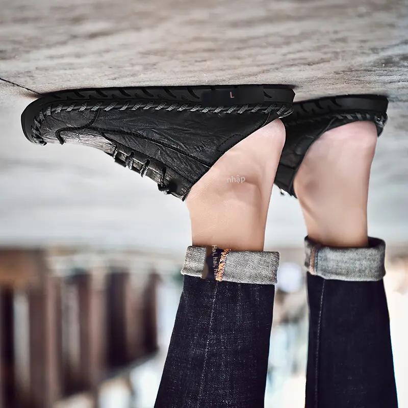 Đảm bảo chất lượng giày nam khuyến mãi mới nhất giày hợp thời trang giày công trường nhẹ giày thể thao