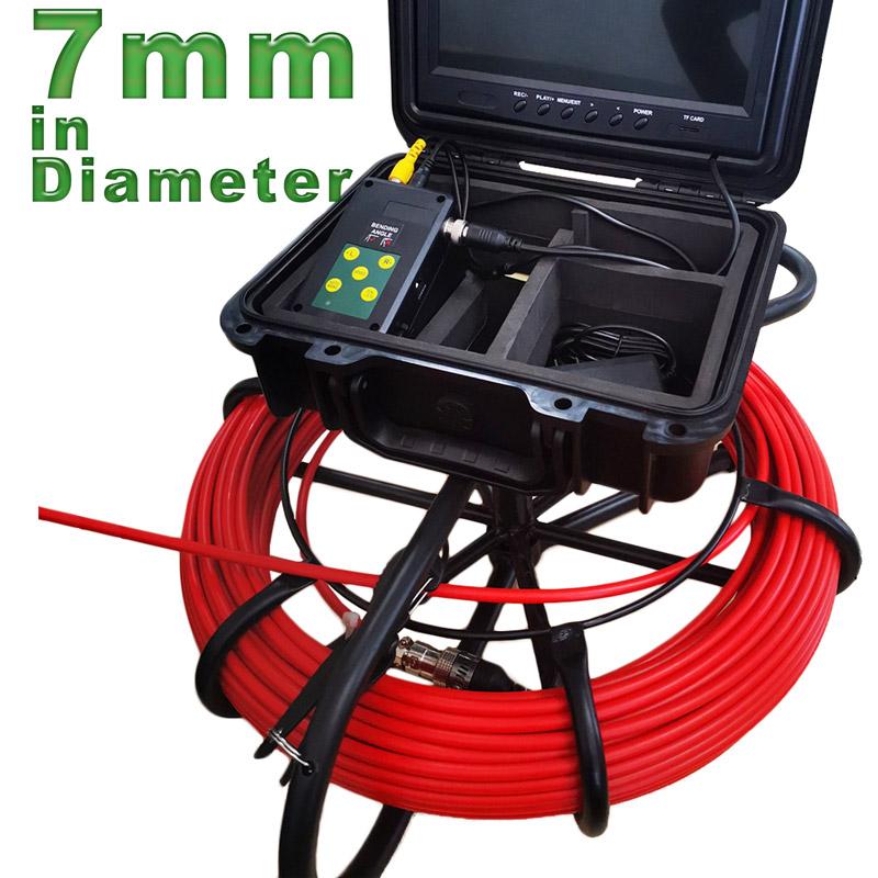 7mm Meter Counter Cable SYANSPAN 10-50M Pipe Inspection Video Camera,Drain Sewer Pipeline Industrial Endoscope System Accessory