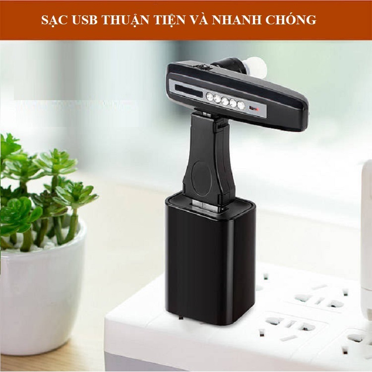 Tai Nghe Trợ Thính Móc Tai ZDB-101 - Chuyên Dùng Cho Người Suy Giảm Thính Lực Nhiều Cấp Độ - Chất Lượng Âm Thanh Cao, Rõ Ràng - Có Thể Gắn Thêm Tai