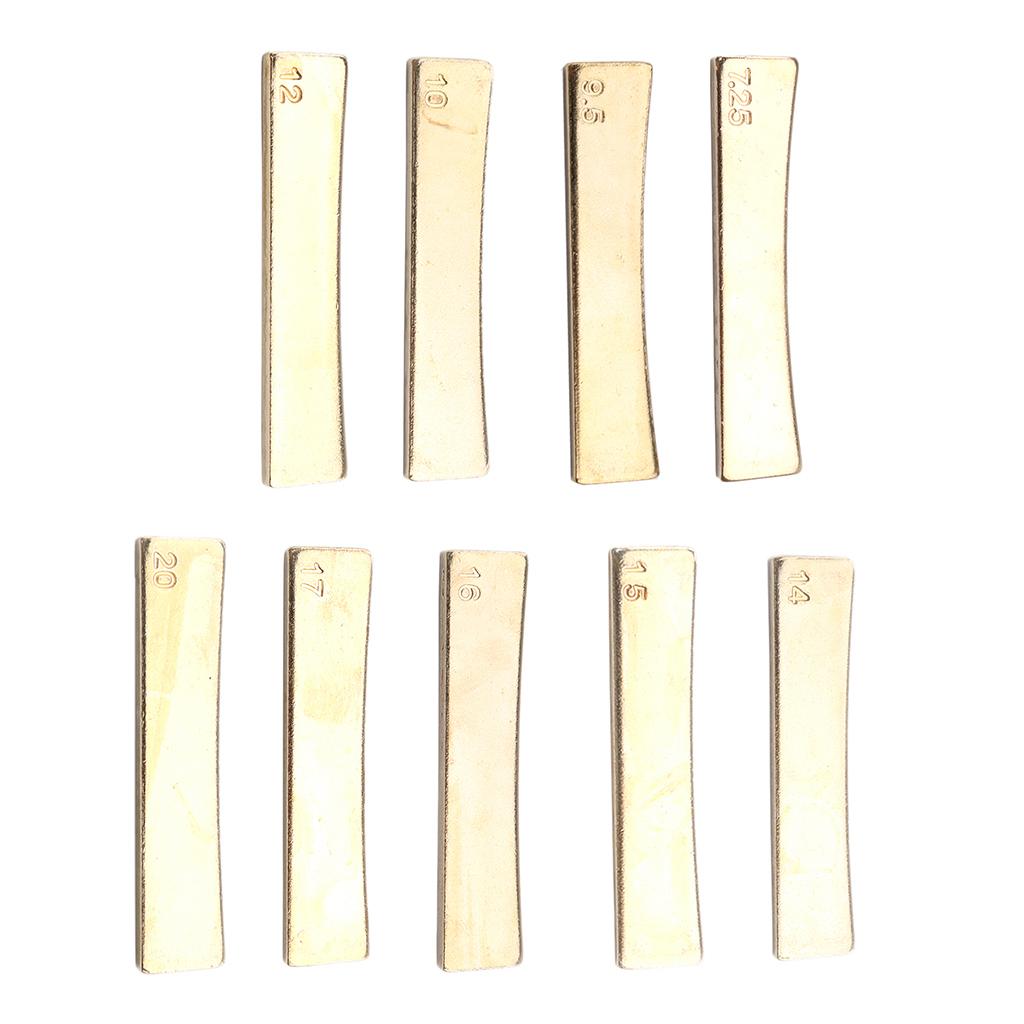 Golden Guitar Radius Fingerboard Fret Press Caul Insert for Guitarist Luthier Tool