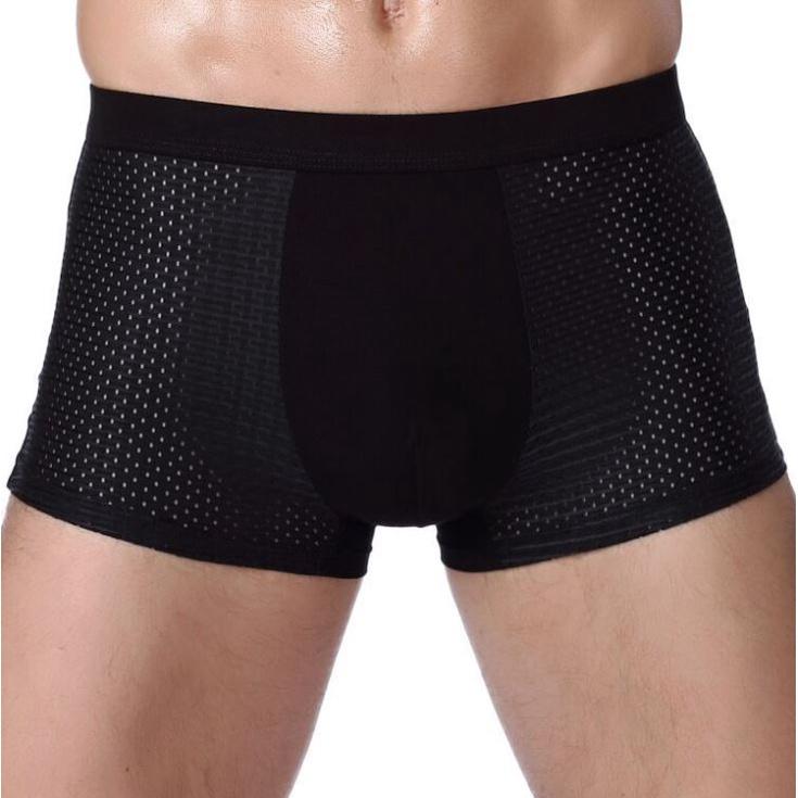 Quần sịp đùi Boxer Nam Vải Băng Lụa Thông Hơi Kháng Khuẩn Cao Cấp, Quần lót Boxer nam - SND01