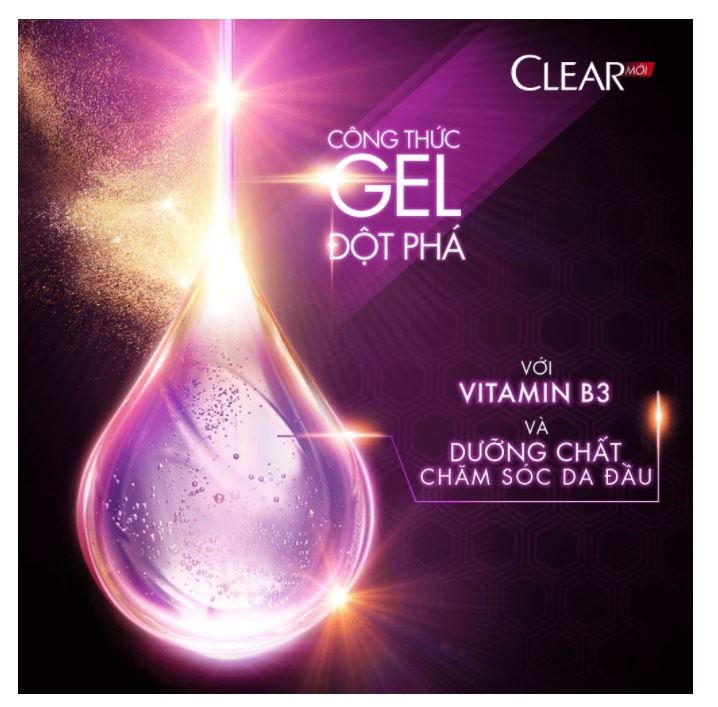 COMBO 2 Chai dầu gội Clear Bạc hà 1400g