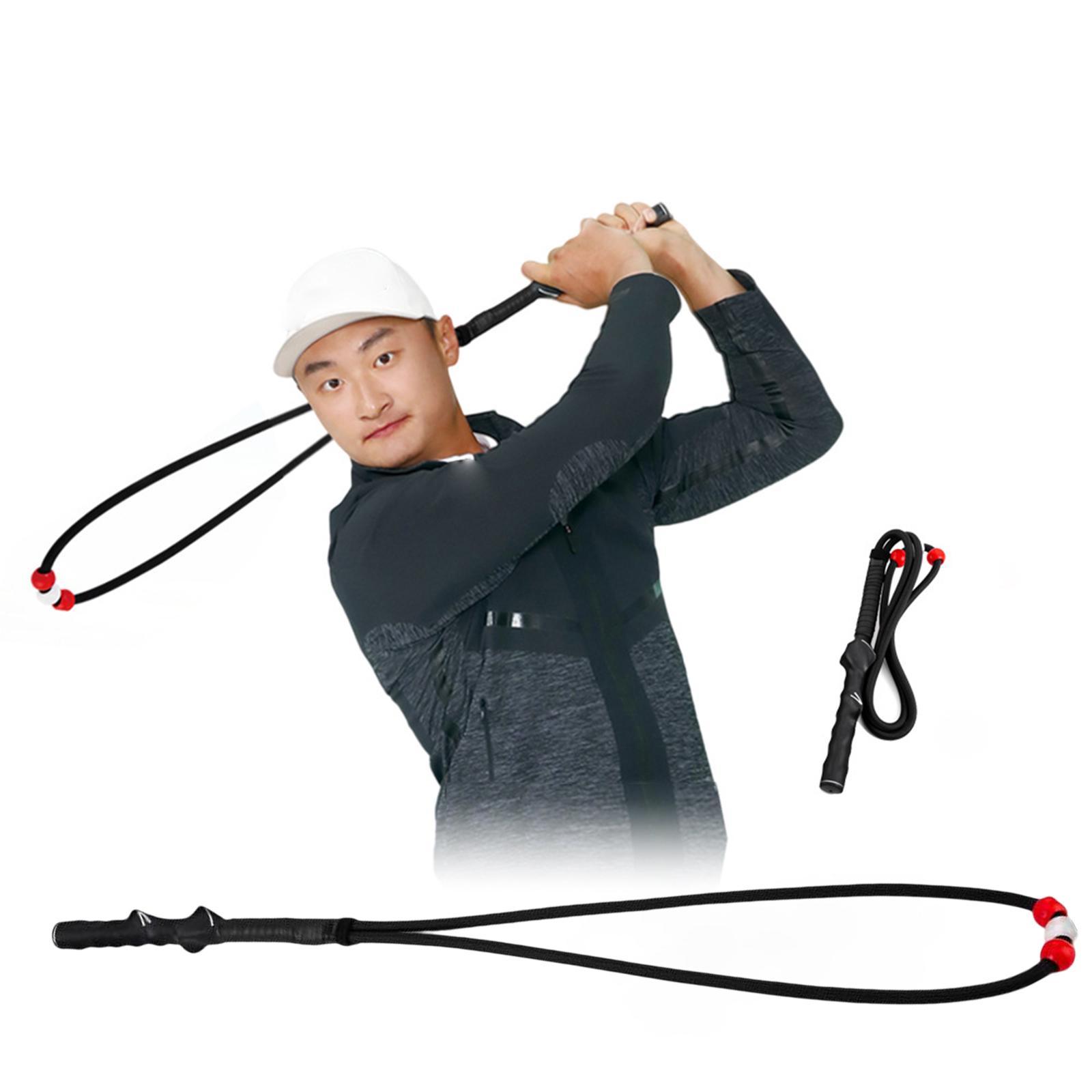 Portable Golf Swing Training Aid Practice Rope Trainer for Women Men