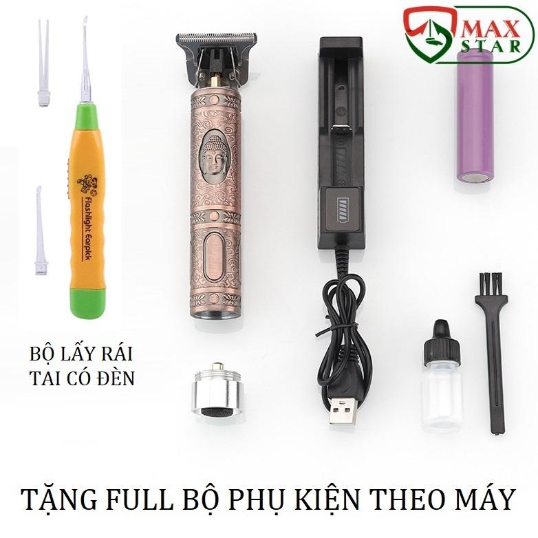 Tông đơ cắt tóc chuyên nghiệp T9 hình phật cao cấp Tông đơ cắt tóc nam Máy cắt tóc Máy cạo râu