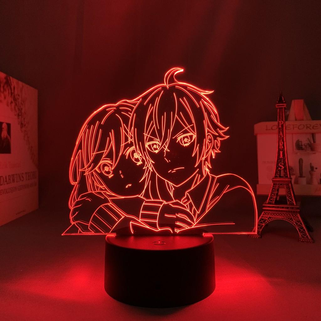 Đèn ngủ cảm ứng 7 màu anime Hori san to Miyamura kun trang trí phòng ngủ