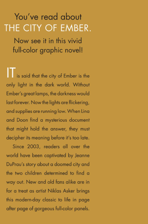 The City Of Ember (The Graphic Novel)