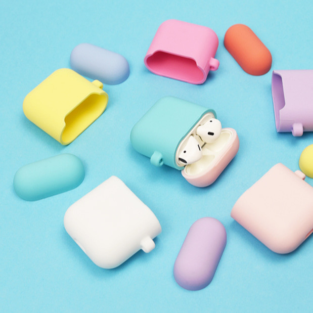 Bao Case ốp bảo vệ Silicon Color cho Airpods 1 / Airpods 2 