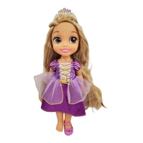 Búp bê Tóc Mây Tangled Glow &amp; Style Rapunzel Toddler Doll