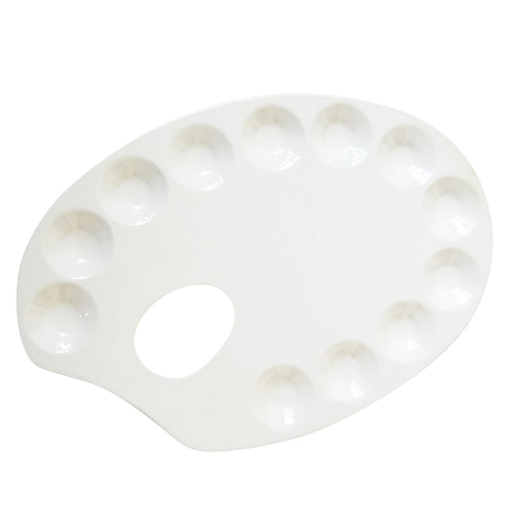 Hình Bầu Dục Kim Loại 12 Cũng Nghệ Sĩ Sơn Màu Nước Trộn Bảng Trang Điểm Khay