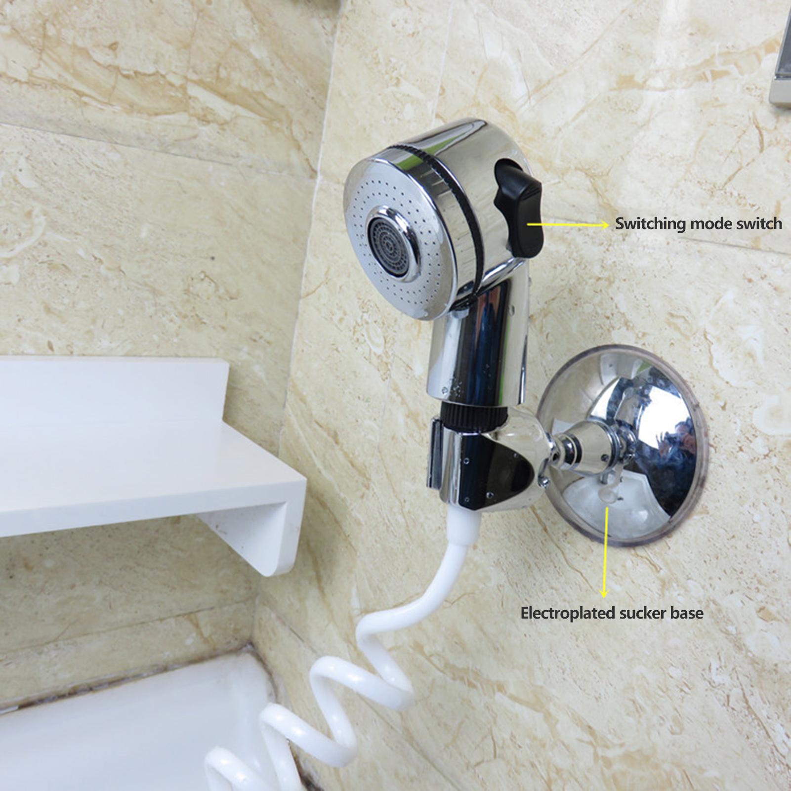 Vòi tắm cầm tay cao áp với đầu vòi kích thước nhẹ, dễ dàng lắp đặt,Ống nối dài có độ đàn hồi cao,