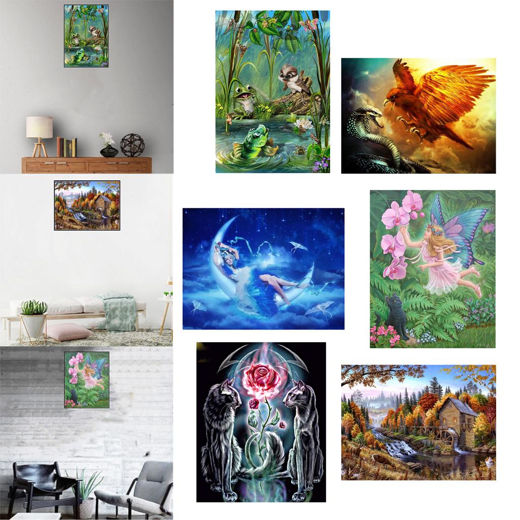 Full Drill Diamond Painting Kit Beautiful Bride Rhinestone Picture A