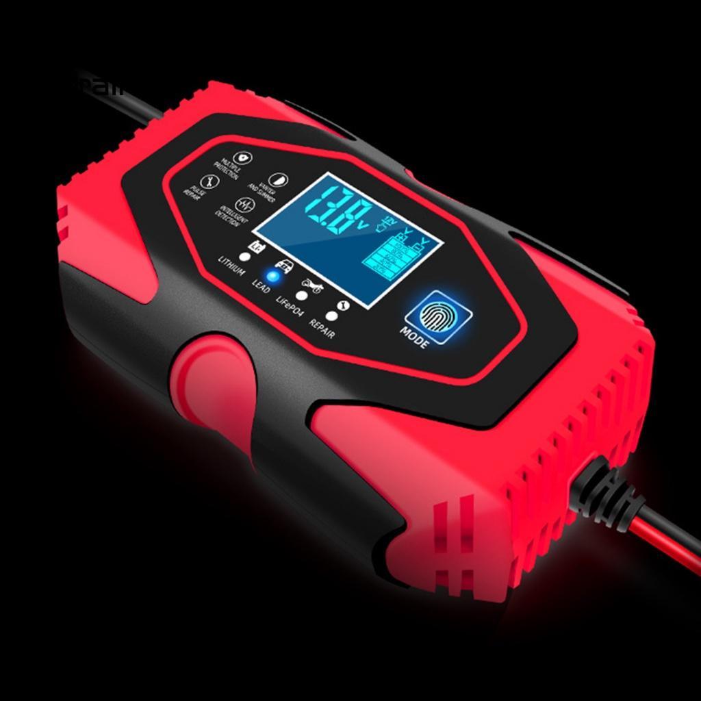 Cục Sạc Nhanh Thông Minh 12V 6A Có Màn Hình Hiển Thị Điện Áp An Toàn Cho Xe Hơi Xe Máy