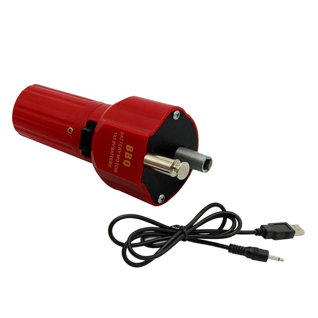 2 x 5VElectric Rotating Motor Barbecue Rotisserie Motor 4.2RPM
