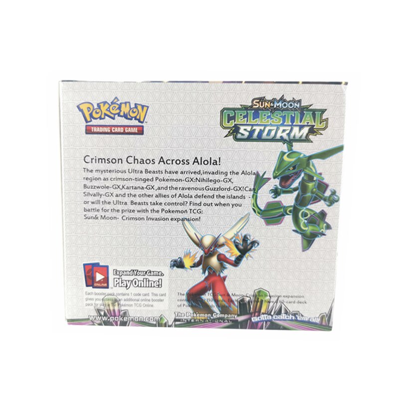 Bộ Thẻ Bài Pokemon 324 Thẻ Trading Card Game Sun&Moon Celestial Storm TCG Sưu Tập Đẹp Đọc Đáo