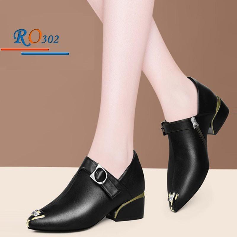 GIÀY BOOT ĐẾ THẤP RO302