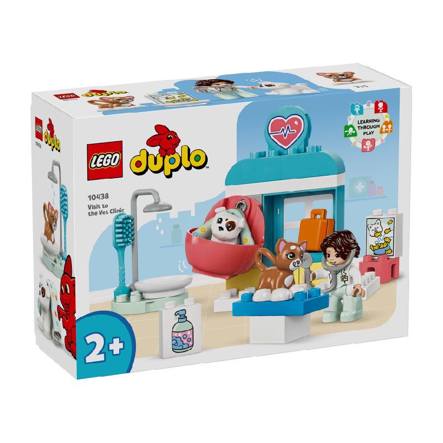 Đồ Chơi Lắp Ráp Phòng Khám Bác Sĩ Thú Y - Visit To The Vet Clinic - Lego Duplo 10438 (28 Mảnh Ghép)