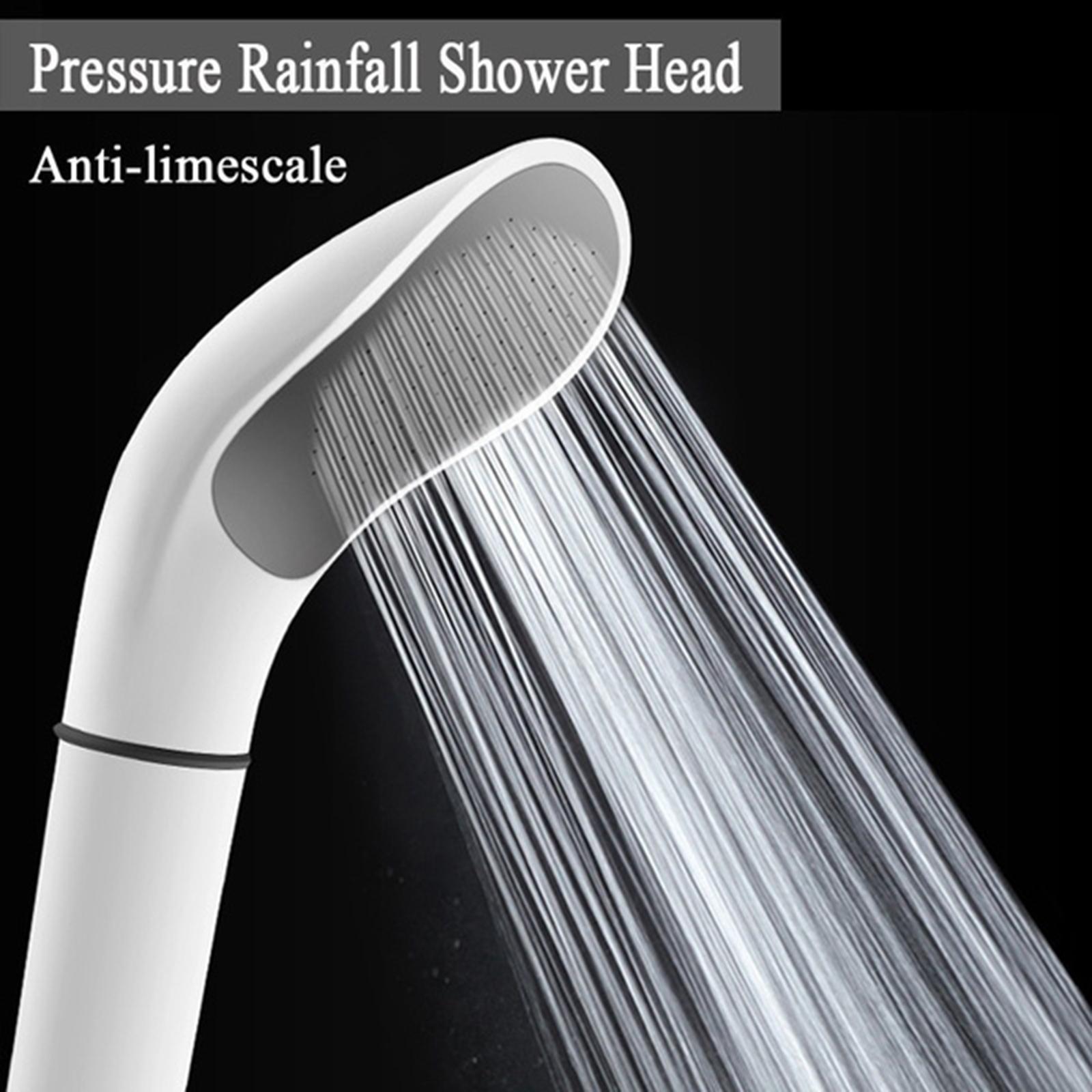 Rain Shower High Pressure Handheld Shower Head Hose for Bathroom