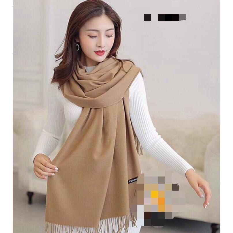 KHĂN CHOÀNG CASHMERE CÁC MÀU TRƠN CỰC MỊN ĐẸP LOẠI 1