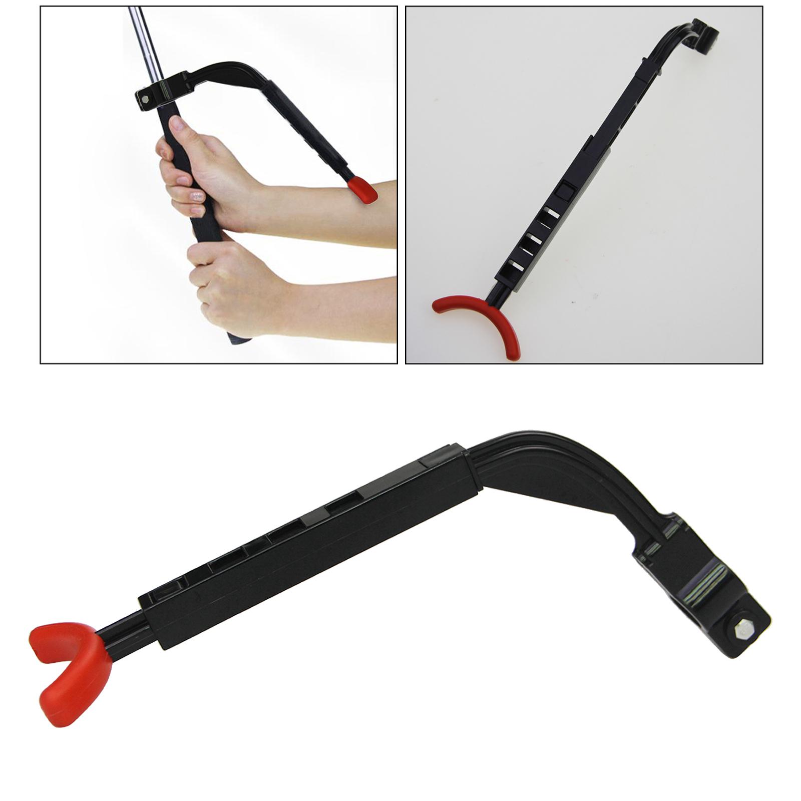 Durable Rubber Golf Swing Trainer Rubber Golf Swing Guide Training Aid Posture Grip Alignment Corrector Learning Tool