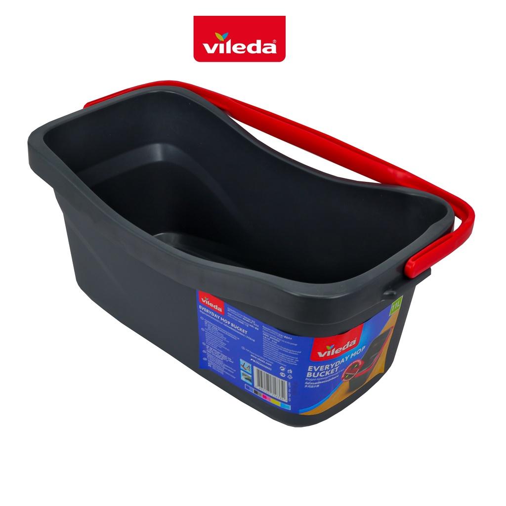 Thùng giặt cây lau nhà VILEDA Everyday Mop Bucket dung tích 11L, phù hợp cây lau tự vắt, bản rộng, chữ nhật - TSU160444