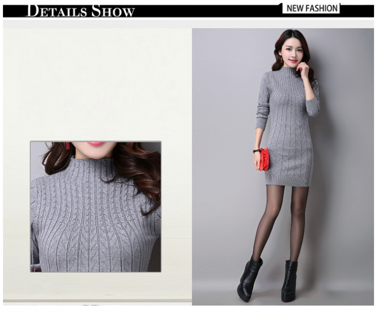 [FREE SHIP] Đầm len sang trọng quý phái - KT299 4