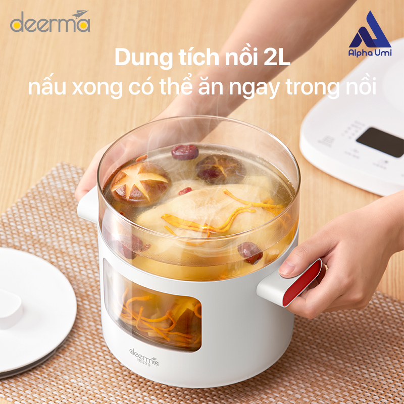 Nồi Lẩu Điện Đa Năng Deerma DG30 - Hàng Nhập Khẩu