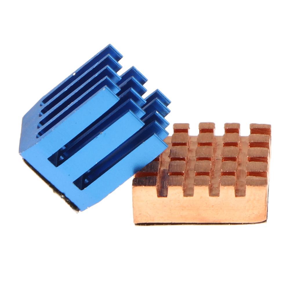Copper Aluminium Cooling Heat Sinks with Thermal Pad for Pi