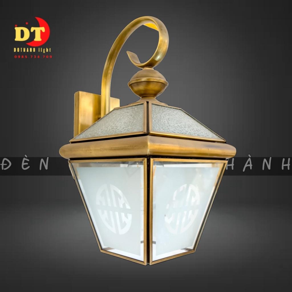Đèn tường đồng kính ngoài trời ngoại thất cao cấp hiện đại HTLQ TDK
