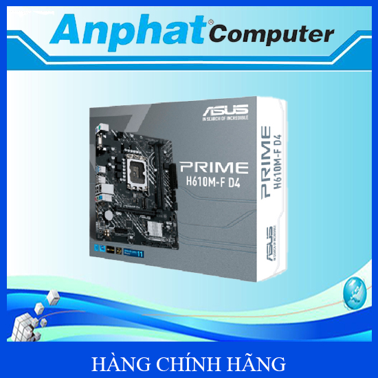 Bo mạch chủ Main ASUS PRIME H610M - F DDR4 Socket LGA 1700 - Hàng Chính Hãng