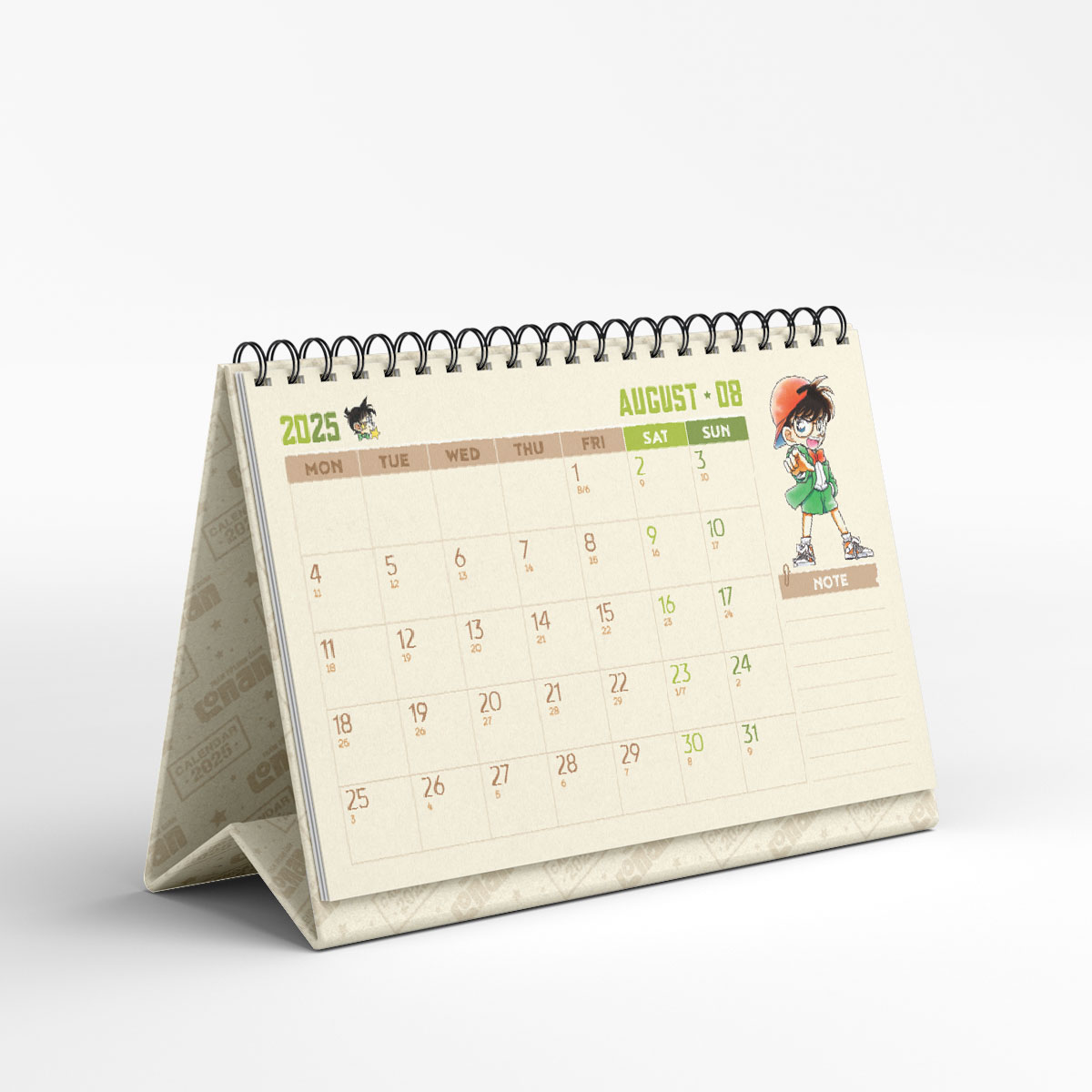 (Tặng kèm 01 Set Bookmark Ivory) LỊCH ĐỂ BÀN 2025: THÁM TỬ LỪNG DANH CONAN - NXB Kim Đồng