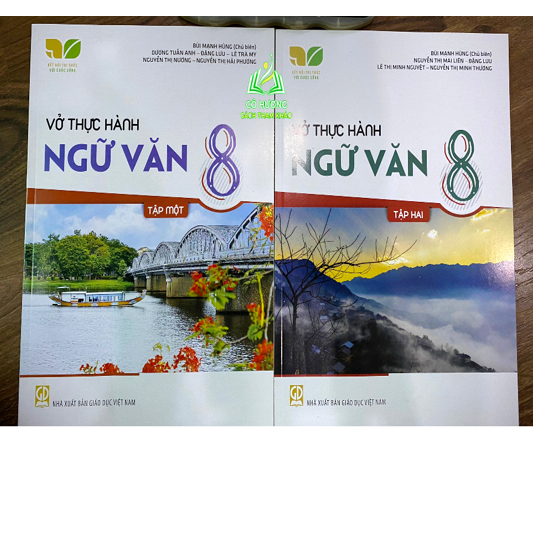 Sách - Combo Vở thực hành ngữ văn 8 - tập 1 + 2