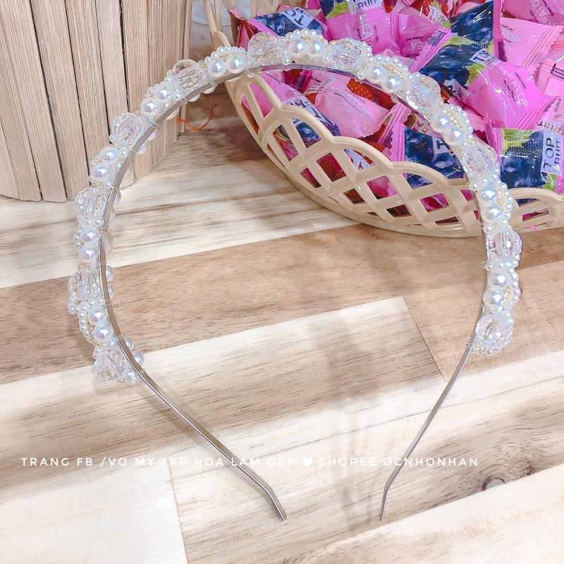 cài tóc chuỗi hạt thiết kế ,cài tóc cô dâu