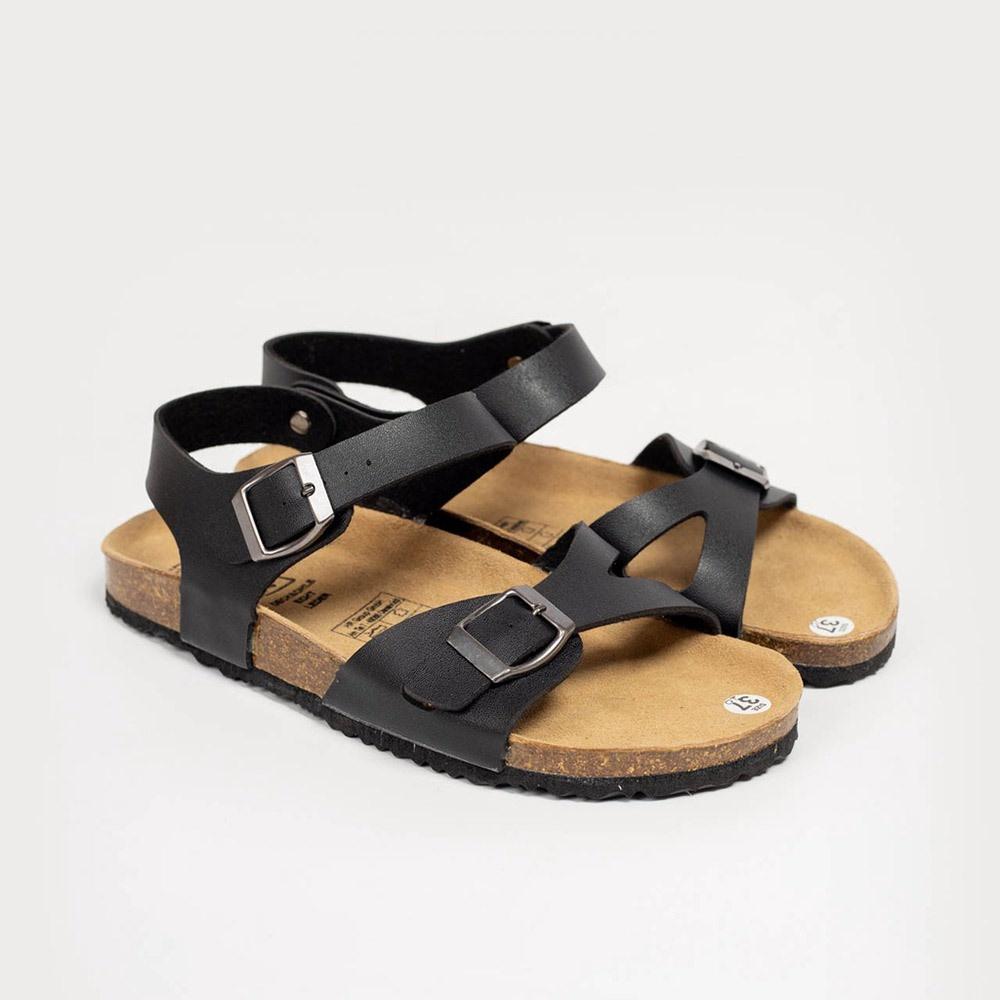 Dép đế trấu Birken sandal quai hậu Da PU cao cấp siêu bền thanh lịch đi học đi chơi nhiều màu STPU23