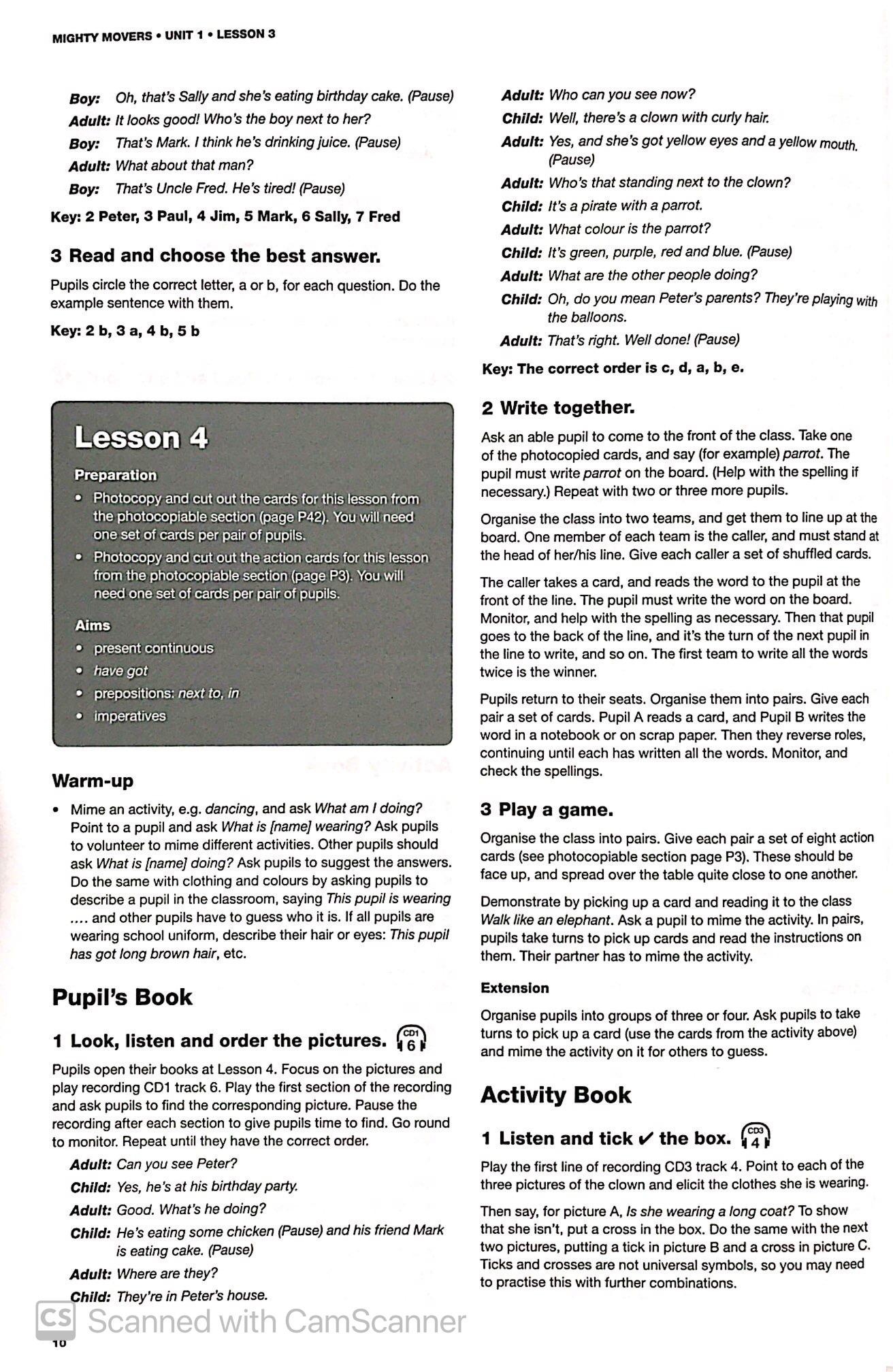 Mighty Movers 2nd Edition - Teacher's Book (Kèm DVD)