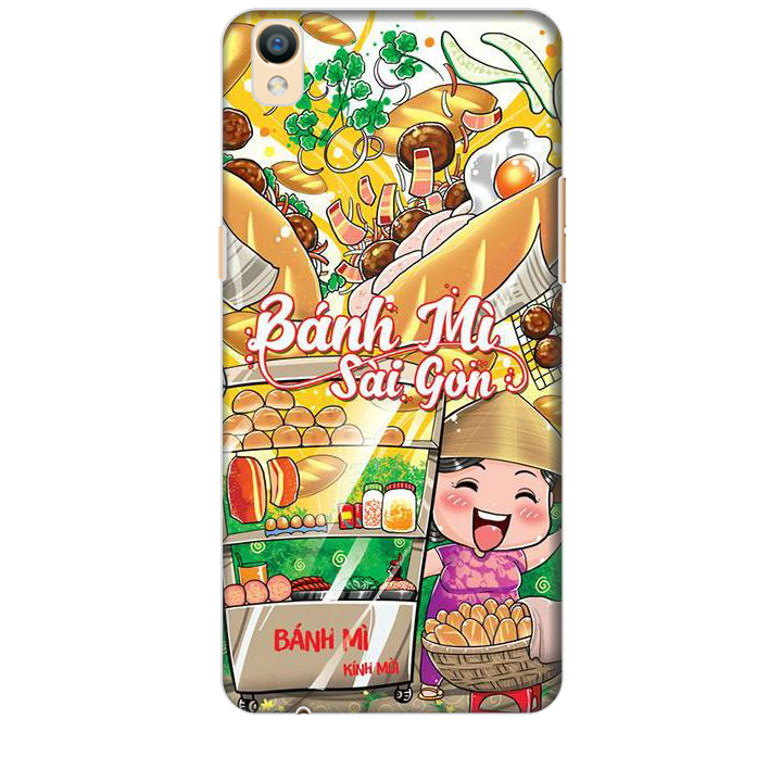Ốp lưng dành cho điện thoại OPPO F1 PLUS hình Bánh Mì Sài Gòn - Hàng chính hãng