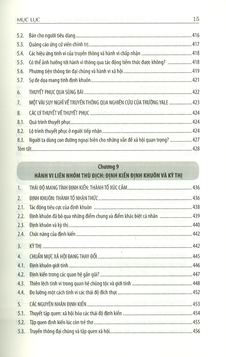 Tâm Lý Học Xã Hội Trong Cuộc Sống Hiện Đại - Bìa mềm