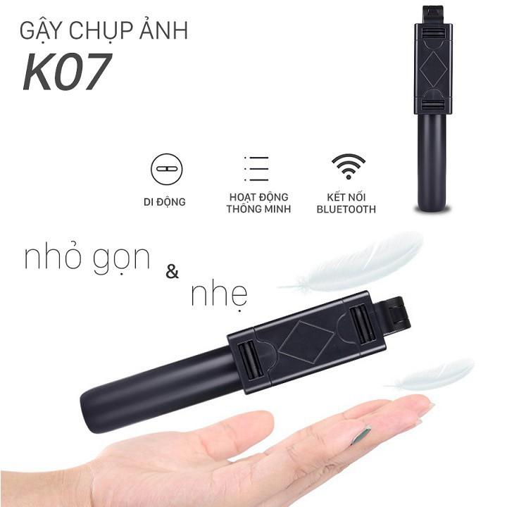 Gậy chụp ảnh Bluetooth 3 Chân K07_Selfie Tripod