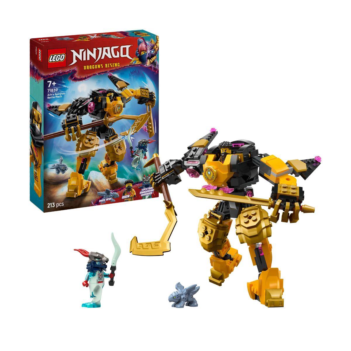 Đồ Chơi Lắp Ráp Chiến Giáp Spinjitzu Của Arin LEGO NINJAGO 71839 (213 chi tiết)
