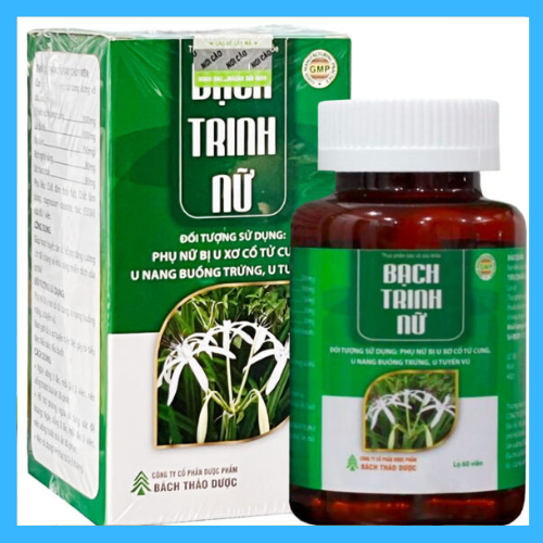 Bạch Trinh Nữ, Hỗ Trợ Hoạt Huyết, Tán Ứ, Hỗ Trợ Tăng Cường Sức Đề Kháng ( Hộp 60 viên)