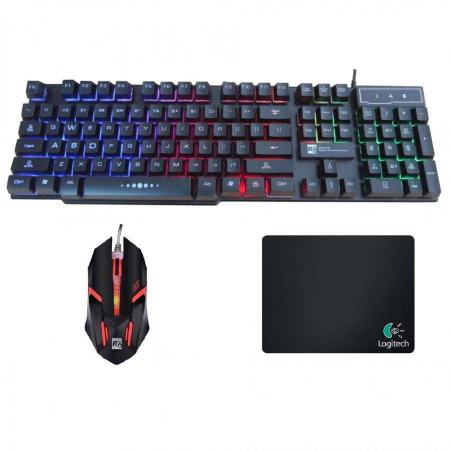 COMBO R8 1822 + R8 1602 [TẶNG LÓT LOGITECH]