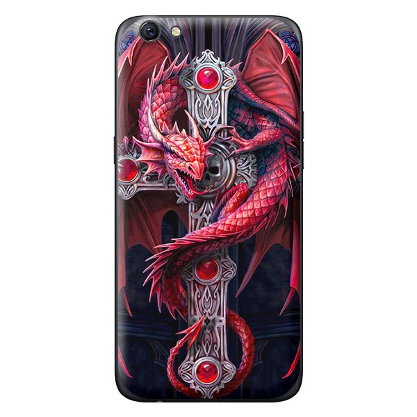 Ốp in cho Oppo F3 RỒNG ĐỎ 2 - Hàng chính hãng