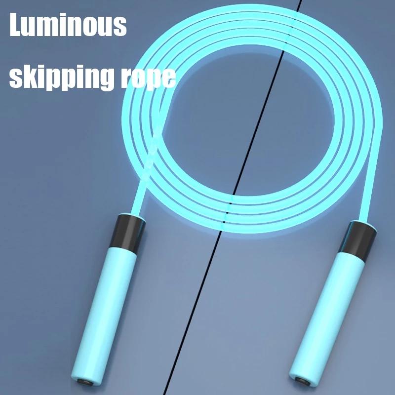 Phát Sáng Bỏ Qua Dây Có Thể Điều Chỉnh Độ Dạ Quang Ban Đêm Dây Nhảy Tập Thể Dục LED Sáng Bỏ Qua Dây Tập Thể Dục Tập Thể Dục Tại Nhà Thon Gọn Cơ Thể