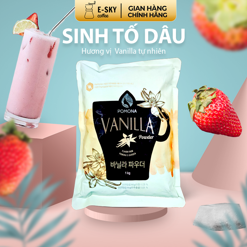 Bột Vani - Vanilla Powder Nguyên Liệu Pha Chế Cà Phê, Latte, Mocha, Trà Sữa, Sữa Lắc Hàn Quốc Gói 1kg