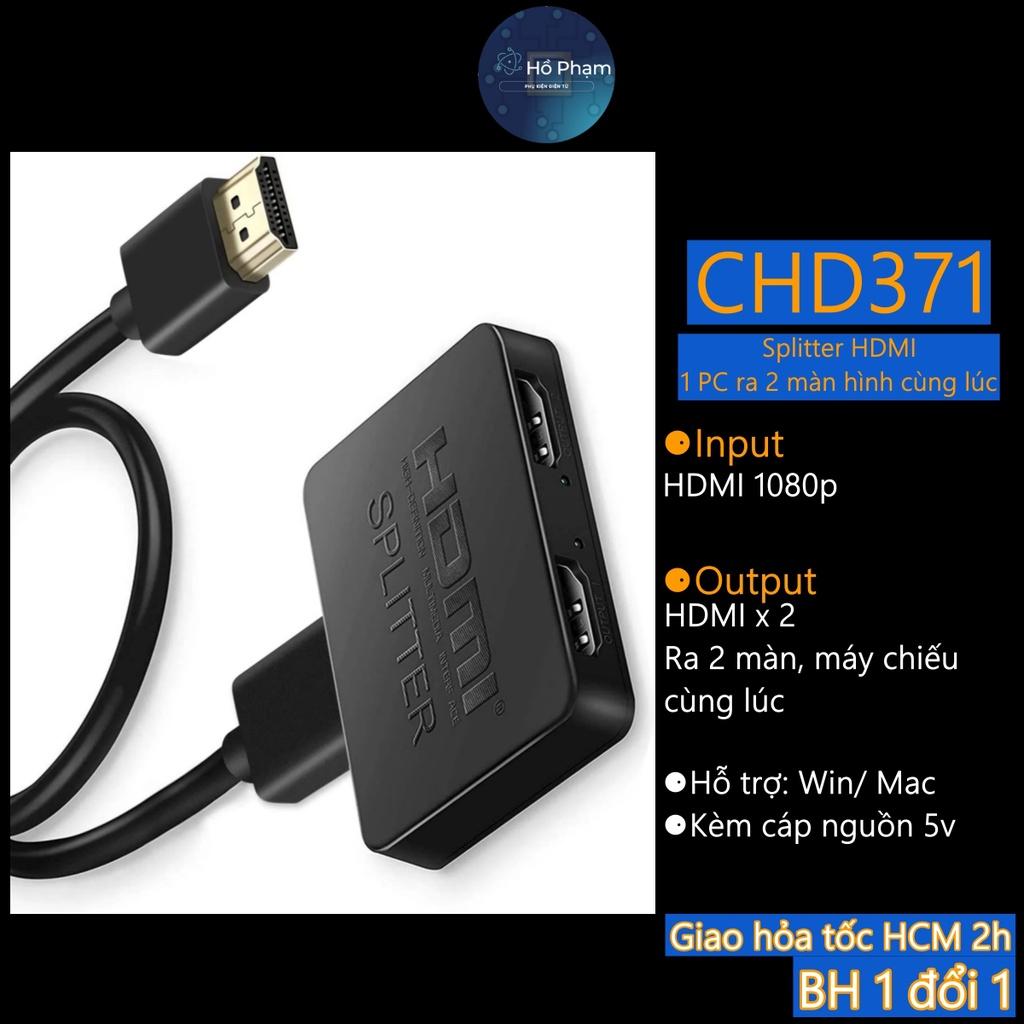 Bộ chia HDMI 1 ra 2, 4 - Splitter HDMI từ 1 PC lên 2, 4 màn hình HDMI cùng lúc - Hồ Phạm CHD